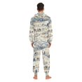 thumbnail image 4 of FORMRS Onesies Pajama for Adults Unisex Hoodie Winter Jumpsuit One Piece Sleepwear, Sizes S-2XL, Snowy Mountains, 4 of 7