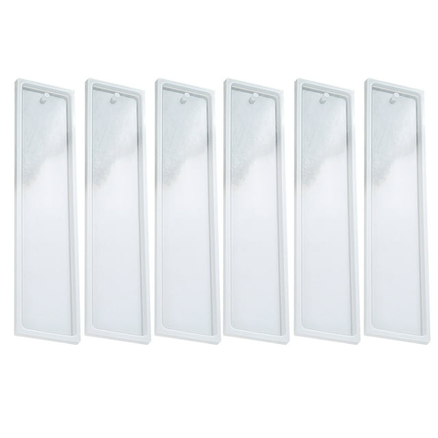 6 Pcs Silicone DIY Bookmark Casting Mould DIY Craft Silicone Mold Bookmark Mold