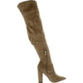 thumbnail image 2 of Guess Womens Abetter  Faux Suede Pointed Toe Over-The-Knee Boots, 2 of 3