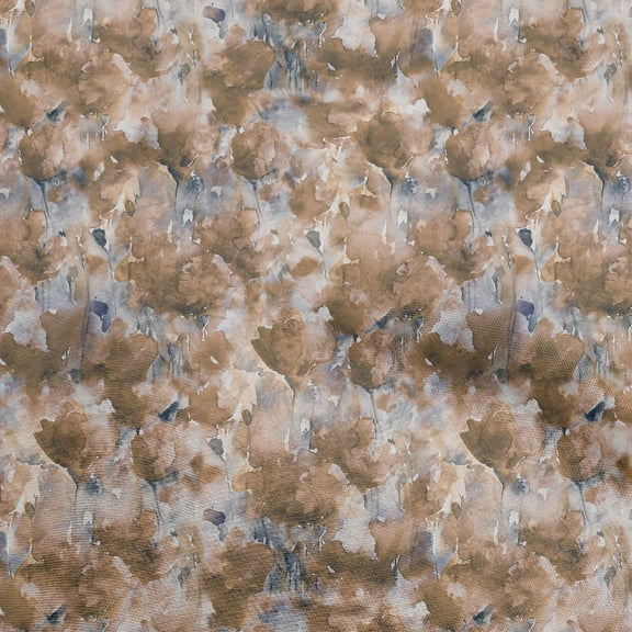 oneOone Polyester Spandex Brown Fabric Abstract Floral Diy Clothing Quilting Fabric Print Fabric By Yard 56 Inch Wide-2rb