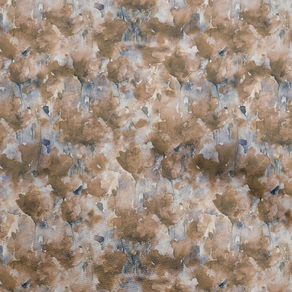 oneOone Cotton Flex Brown Fabric Abstract Floral Diy Clothing Quilting Fabric Print Fabric By Yard 40 Inch Wide-1ra