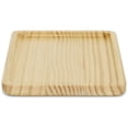 thumbnail image 4 of Kishen Ridge Rectangular Natural Wood Glossy Tray with Smooth Corners, 4 of 4