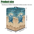 thumbnail image 7 of ZIATUBLES Turtle Beach Juicer Cover Dustproof Kitchen Appliance Cover Foldable Canvas Countertop Organized Decor Accessories with Top Carrying Handle, S, 8 "W x 8 "D x 17 "H, 7 of 7