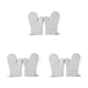 thumbnail image 4 of Injueey 1 par de guantes de lona para horno de microondas, protección portátil resistente al calor para colgar, guantes de cocina para Type1 NO1, 4 of 6