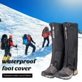 thumbnail image 3 of Lawn Care Leg Protection Waterproof Leg Gaiters Breathable Adjustable Snow Boot Gaiters for Camping Hiking, 3 of 4