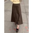 thumbnail image 4 of Womens Midi Skirt A Line High Waist Flowy Elegant Vintage Skirt, 4 of 5