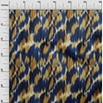 thumbnail image 3 of oneOone Cotton Silk Royal Blue Fabric Ikat Craft Projects Decor Fabric Printed By The Yard 42 Inch Wide, 3 of 4