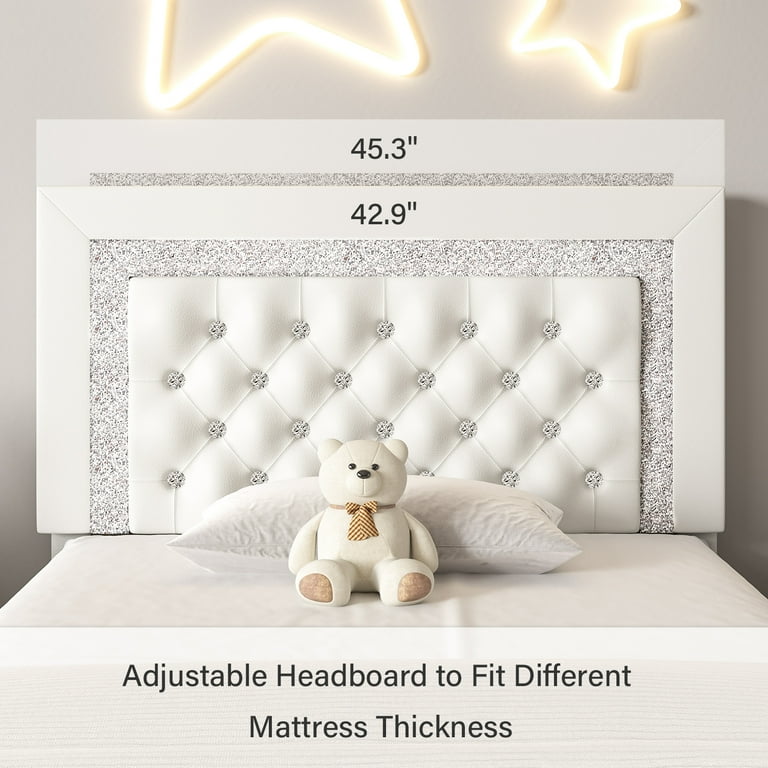 4 EVER WINNER Children's Size Twin Bed Frame, Modern Style