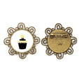 thumbnail image 1 of Broche de flores alegre de amor Unbranded M 3.8 cm, 1 of 3