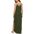 thumbnail image 4 of Babibeauty Women's Summer Casual Loose Dress Beach Cover Up Long Cami Maxi Dresses with Pocket, 4 of 7
