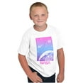 thumbnail image 5 of NASA Vaporwave Gradient Space Galaxy Crewneck T Shirts Boy Girl Teen Brisco Brands S, 5 of 6