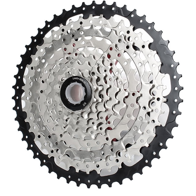 Bike Freewheel 8/9/10/11/12/13 Speed Cassette Bicycle change Bicycle accessories for bicycle Bicycle 11 50t silver black 9 speed