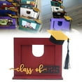thumbnail image 1 of Cqxid Desktop Item Under $10 2025 Graduation Wooden Photo Frame Photo Frame With Graduation Cap Horizontal Wooden Table Decoration Friend Graduation Graduation Decoration, 1 of 6