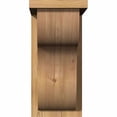 thumbnail image 2 of 7 1/2"W x 12"D x 16"H Carmel Smooth Corbel w/Backplate, Western Red Cedar, 2 of 9