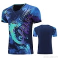 thumbnail image 3 of 2024 últimas camisetas y pantalones cortos de tenis de mesa del equipo CHINA Dragon para hombres, mujeres y niños, camiseta de tenis de mesa, camiseta de ping pong con texto personalizado y logotipo d, 3 of 5