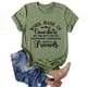 thumbnail image 2 of Blusa informal de manga corta con estampado de cuello redondo para mujer Pompotops  hfajkhk125934, 2 of 3