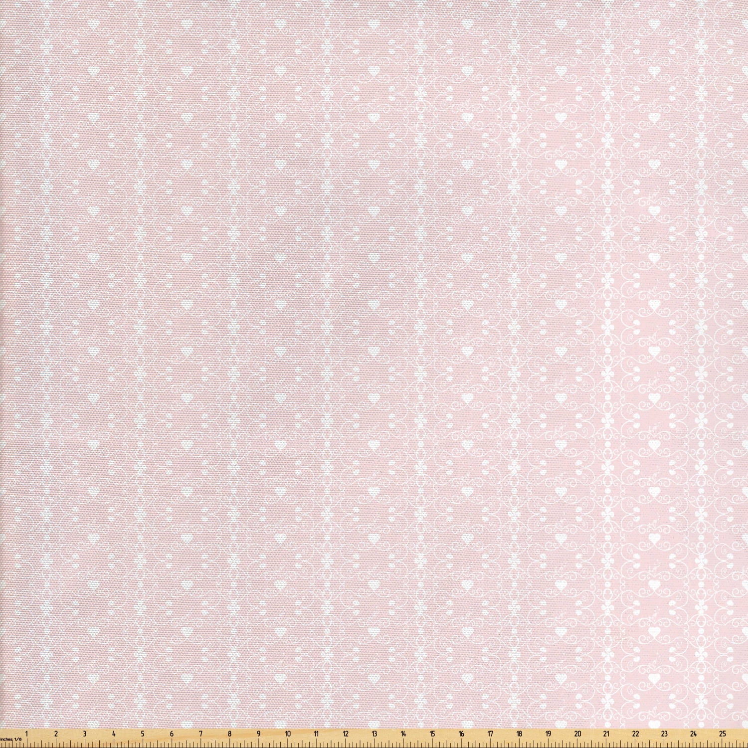 Pink and White Fabric by The Yard, Victorian Style Girly Feminine