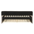 thumbnail image 4 of Furniture of America Knolt Fabric Twin Daybed With Trundle in Ivory, 4 of 10