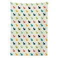 thumbnail image 3 of Ambesonne Dog Lover Tablecloth Rectangular Table Cover, Scottish Terrier, 60"x84", Multicolor, 3 of 4