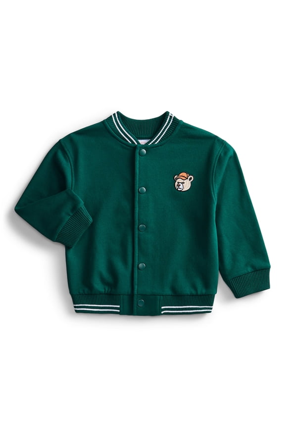 Toddler Boys Varsity Bomber Jacket, Sizes 12M-5T