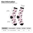 thumbnail image 2 of Disketp Pineapple Flamingo Unisex Crew Socks Lightweight Breathable Ventilation Ankle Socks, Mid-calf socks for Daily, 2 of 6