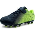 thumbnail image 1 of Crampons de Soccer pour Terrain Ferme pour Enfants Garçons Filles Chaussures de Soccer Athlétiques d'Extérieur, 1 of 5