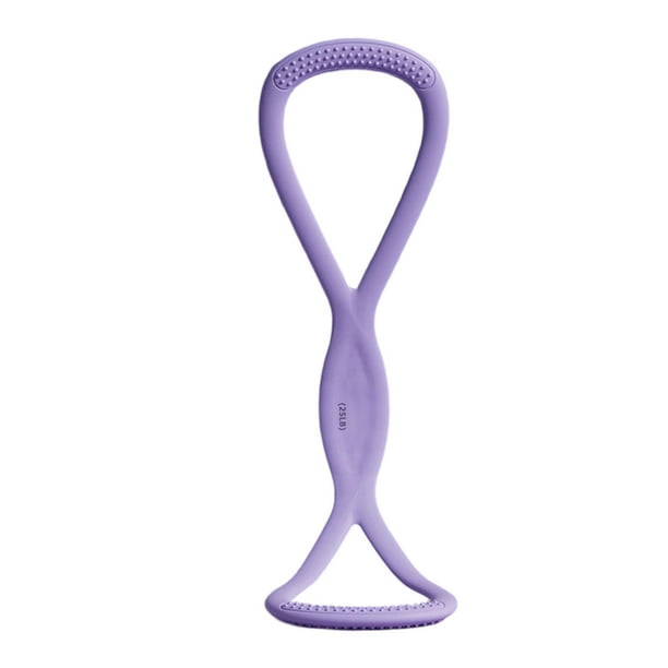 Banda elástica de resistencia de fitness de látex natural, 8 formas, para brazos, espalda, pecho, yoga, estiramientos y entrenamiento físico; herramienta de ejercicio portátil