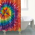 thumbnail image 4 of Colorful Tie Dye Pattern Shower Curtain 72"x84" ,Bathroom Decorative Shower Curtains Set with 12 Hooks,Modern Waterproof Washable Shower Curtain, 4 of 6