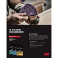 thumbnail image 6 of 3M Ultra Durable Power Sandpaper, 80 Grit, 6 Hole, 3.9 in. x 5.56 in., 5/pack, 6 of 6