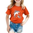 thumbnail image 2 of Zszcpp Summer Top For Teens Girl T Shirts 2025 Ocean Animal Print Comfortable Outdoor Tee Short Sleeve T-Shirt Blouse Girls Tops, 2 of 5