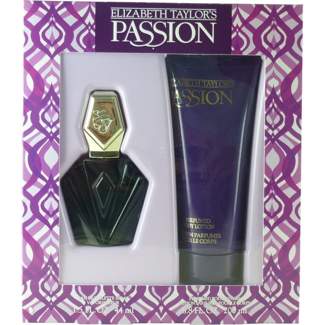 Set de perfume Elizabeth Taylor Passion para mujer 45 ml EDT y 200 ml Loción corporal