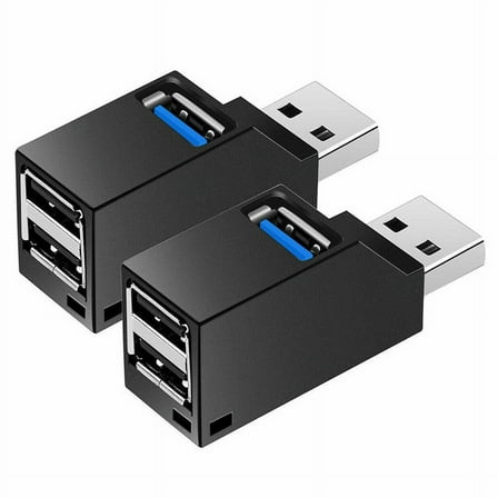 2 x USB 3.0 Hub-black