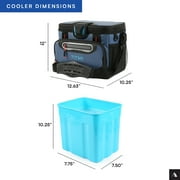 Titan by Arctic Zone 24 Can, 16 Quart Zipperless Soft Cooler, Ocean Blue