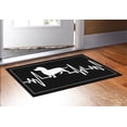 thumbnail image 2 of ThisWear Funny Pet Gifts Dog EKG Dachshund Doormat Dog Lover Heartbeat Dachshund Dog Decor Doormat Multicolor, 2 of 3