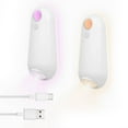 thumbnail image 2 of Luz de inodoro con sensor de movimiento, luz nocturna recargable 8 colores para baño, 2 of 11