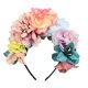 thumbnail image 1 of Diadema con corona de flores para boda, moda, cosplay, aro para el cabello, bricolaje, para mujer Estilo D, 1 of 9