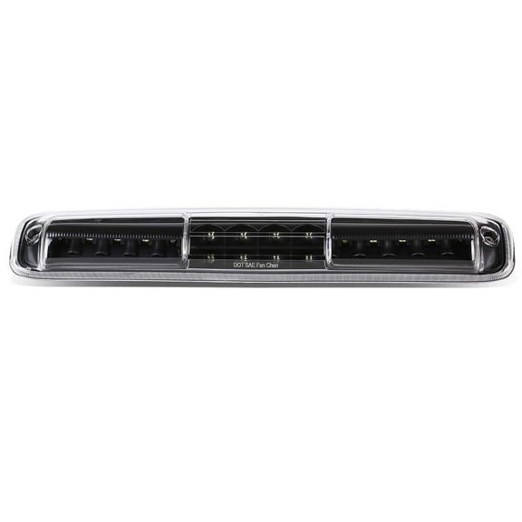 DNA Motoring For 99-07 Silverado Sierra 2-Row LED Third 3RD Brake Tail Light Cargo Lamp Black