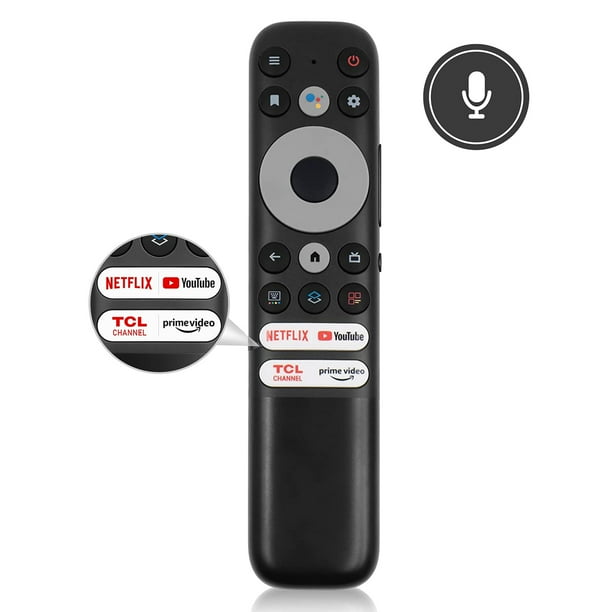 New Voice Remote Control for TCL TV, Replacement for TCL MiniLED QLED
