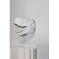 thumbnail image 1 of Escultura de cabeza de dinosaurio Hi-Line Gift Ltd para pared blanca, 23 x 32 x 35 cm, 1 of 6