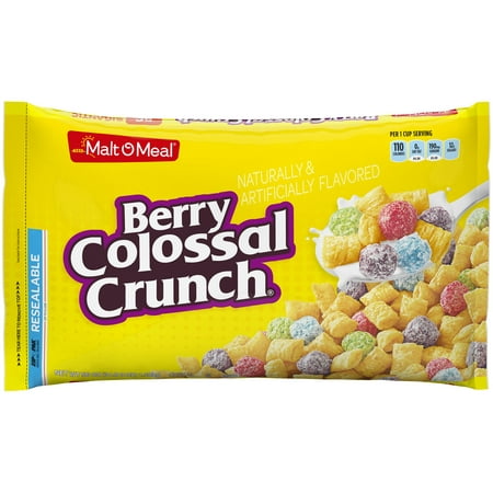 Malt-O-Meal Breakfast Cereal, Berry Colossal, 56 Oz, (Best Cereal For Adults)