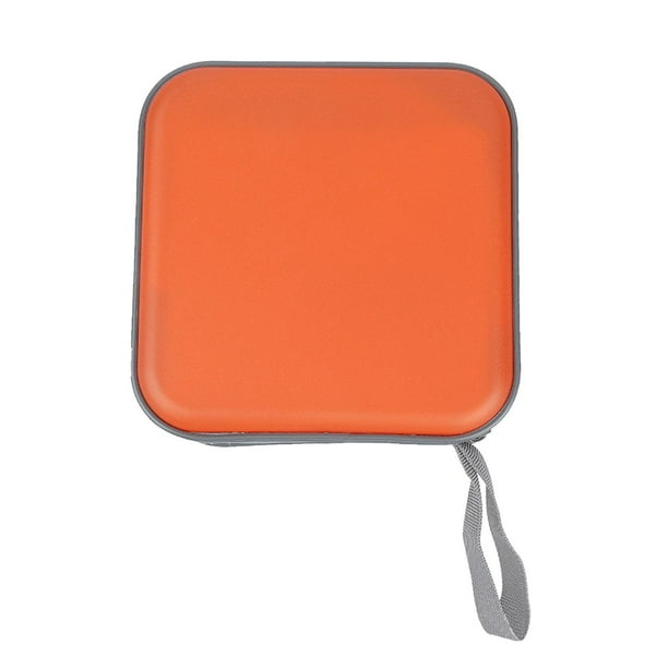 Estuche para CD Estuche para Almacenamiento de CD/DVD, Estuche para Transporte de CD Estuche para Discos DVD Cartera para Almacenamiento de CD Cartera Naranja