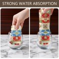 thumbnail image 6 of 2 Pcs Pioneer Flower Floral Print Pattern Kitchen Towels, Funny Microfiber Dish Towel Set, 18" X 26" Tea Towels, 6 of 6