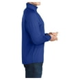 thumbnail image 3 of Mens Sport Wick Stretch 1/2 Zip Polyester/Spandex Pullover True Royal M, 3 of 7