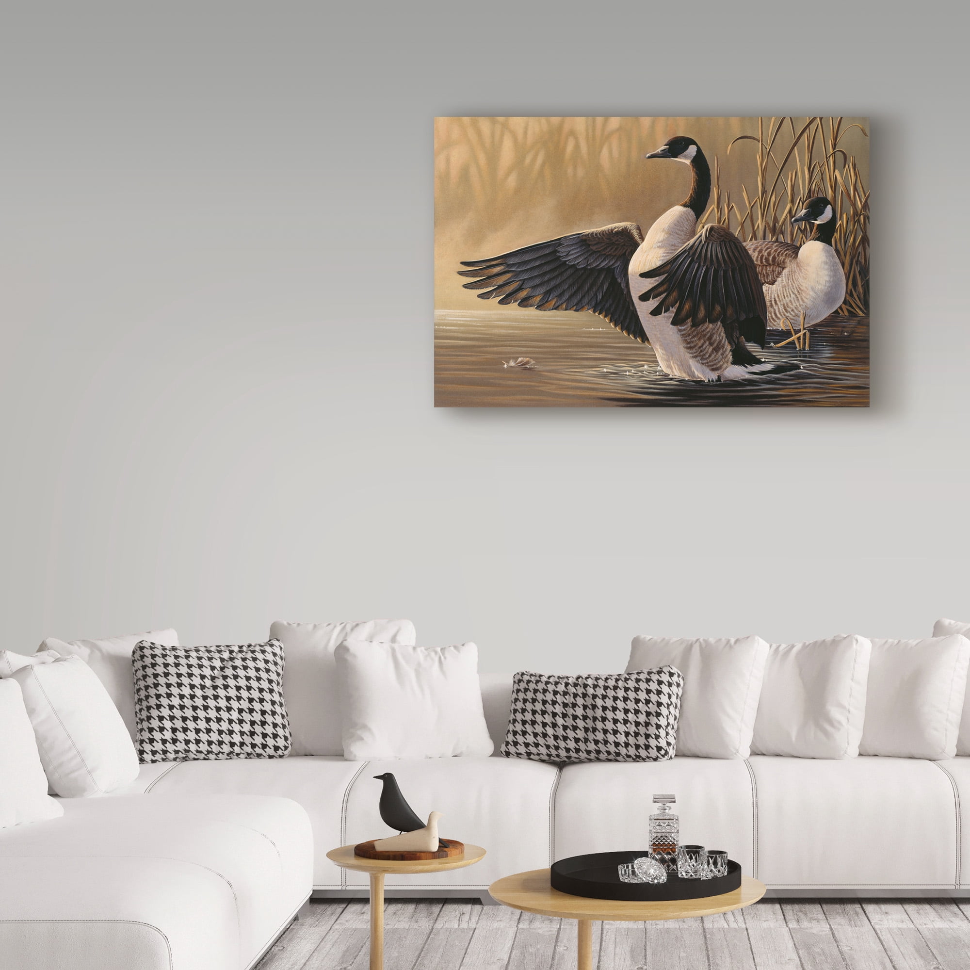 Trademark Fine Art '1994 Canada Geese' Canvas Art by Wilhelm Goebel