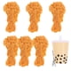 thumbnail image 1 of KAKOWELY 7 pinzas para el pelo con forma de muslo de pollo frito falso, pinzas para el pelo con forma de té con leche, accesorios de fotografía para niñas y mujeres, pinzas para el pelo bonitas., 1 of 5