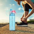 thumbnail image 4 of Giyblacko Glass&Bottle Spray Water Bottle For Drinking Sports Water Bottle Cycling 600ml For Cycling Running Mountaineering Hiking Gym Climbing, 4 of 9
