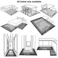 thumbnail image 6 of Geometry Corridor Hallway Long Rugs Home Decoration Carpet for Living Room Hotel Aisle Runner Rug Kitchen Anti-slip Floor Mat, 6 of 6