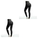 thumbnail image 2 of Sonducket Pantalones de yoga elásticos de cintura alta para mujer, pantalones deportivos de entrenamiento para gimnasio en casa, pantalones Negro L 2Conjunto, 2 of 6