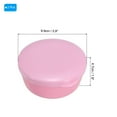 thumbnail image 2 of Uxcell Travel Soap Container 2 Pack Round Soap Holder Travel Case Box Pink, 2 of 5