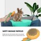 thumbnail image 4 of Cepillo de calabaza para mascotas, cepillo autolimpiante para perros, gatos, cachorros y conejos (color calabaza) JM, 4 of 5